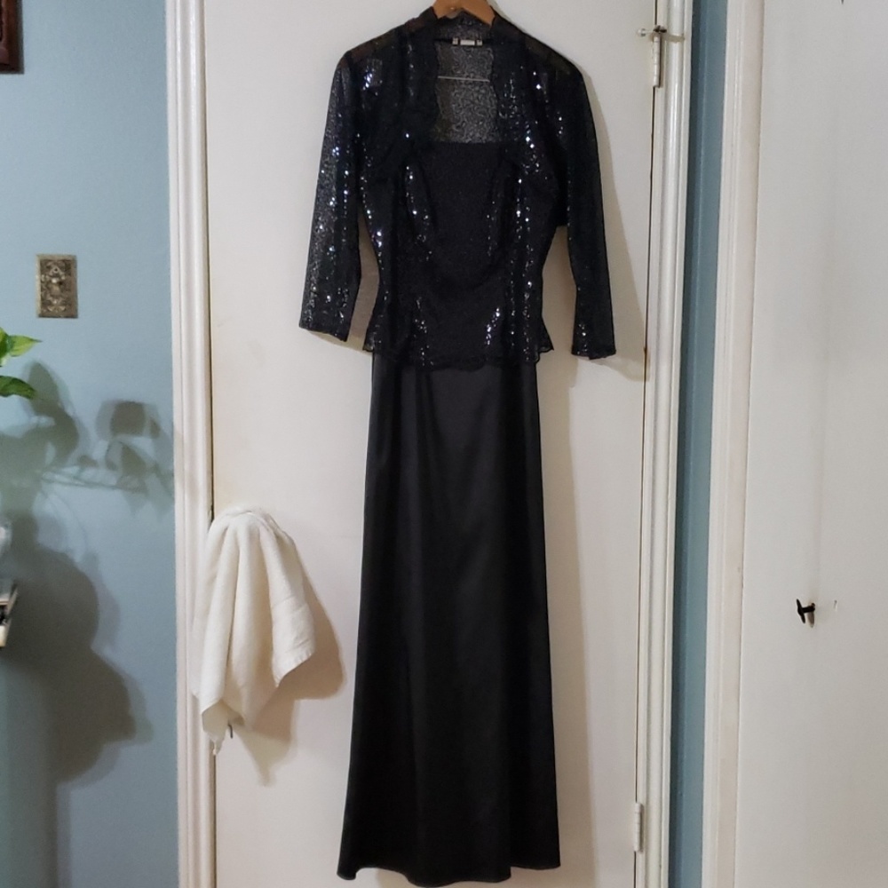 LENOVIA 2 PCS BLACK DRESS  TOP DRESS